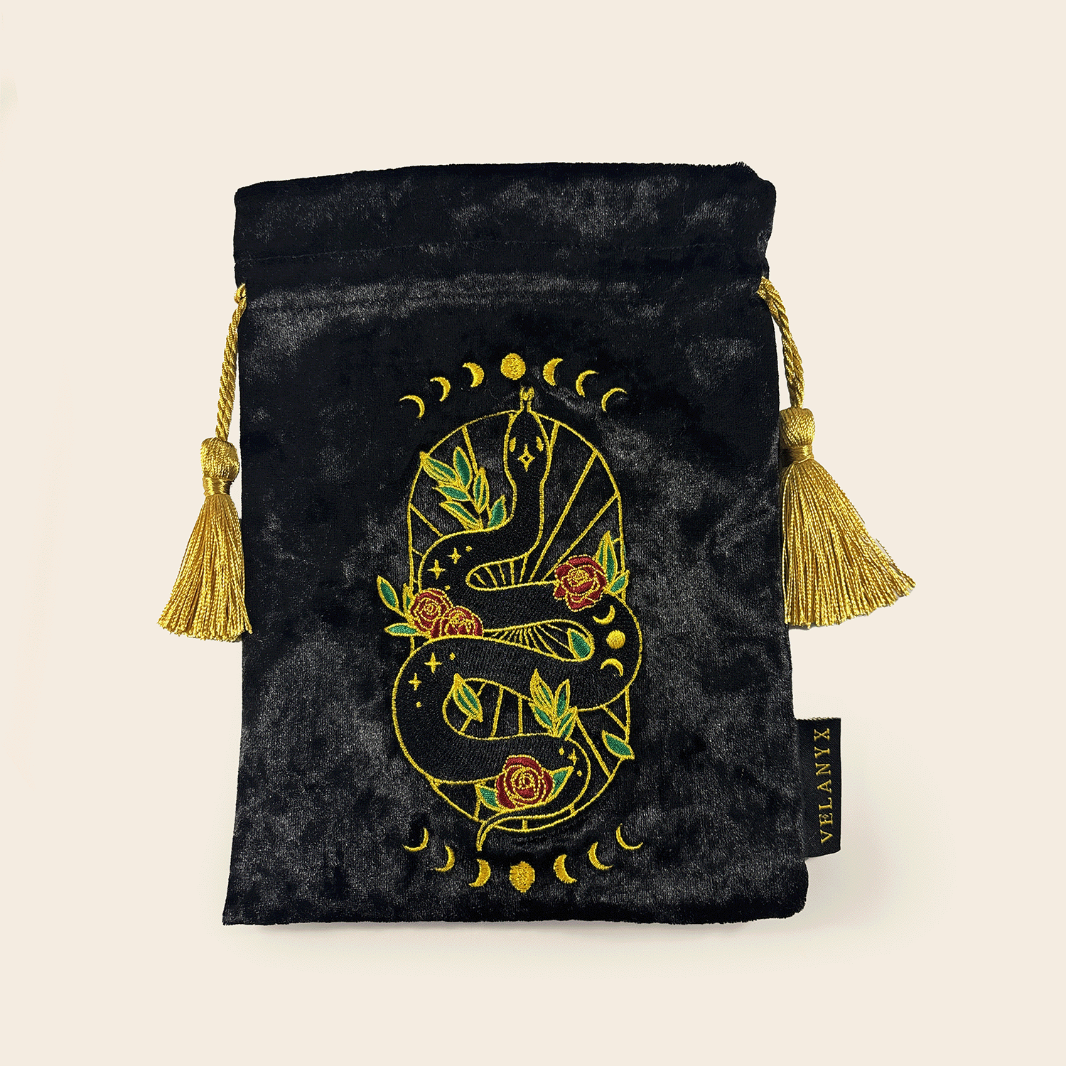 The Serpent Velvet Pouch Velanyx