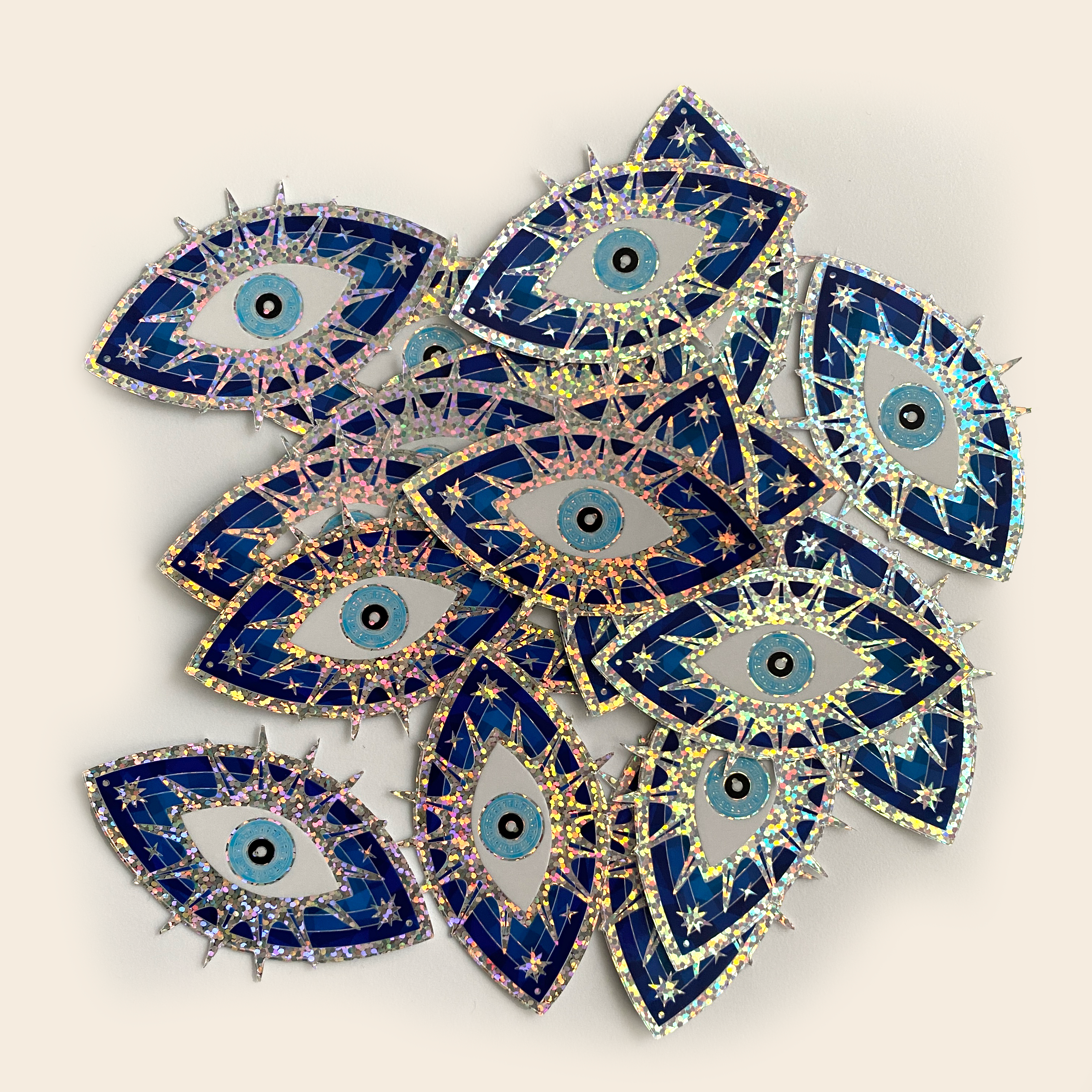 Evil Eye Holographic Sticker Velanyx